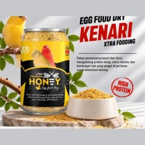 unclejarwoe Honey Egg Food Dry - Pakan Pendamping Burung Kenari