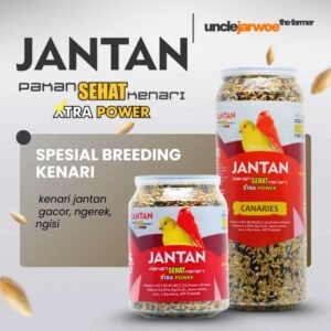 unclejarwoe JANTAN Pakan Sehat Kenari Gacor Ngerek Ngisi Breeding
