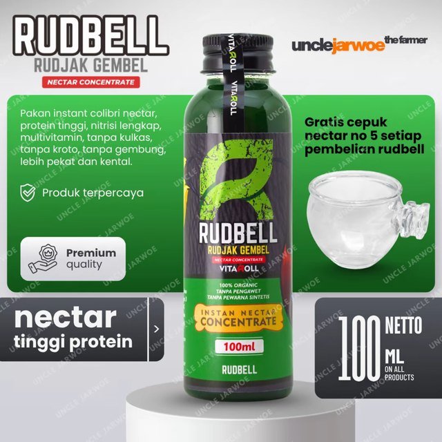 unclejarwoe RUDBELL Nectar Kolibri Sogon Rudjak Nektar