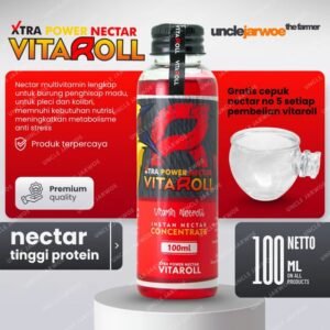 unclejarwoe VITAROLL Nectar Concentrate Vitamin Nektar Gacor Pleci Kolibri Sogon